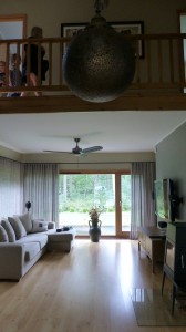 Living room of a friend's townhome  in Nõmme.